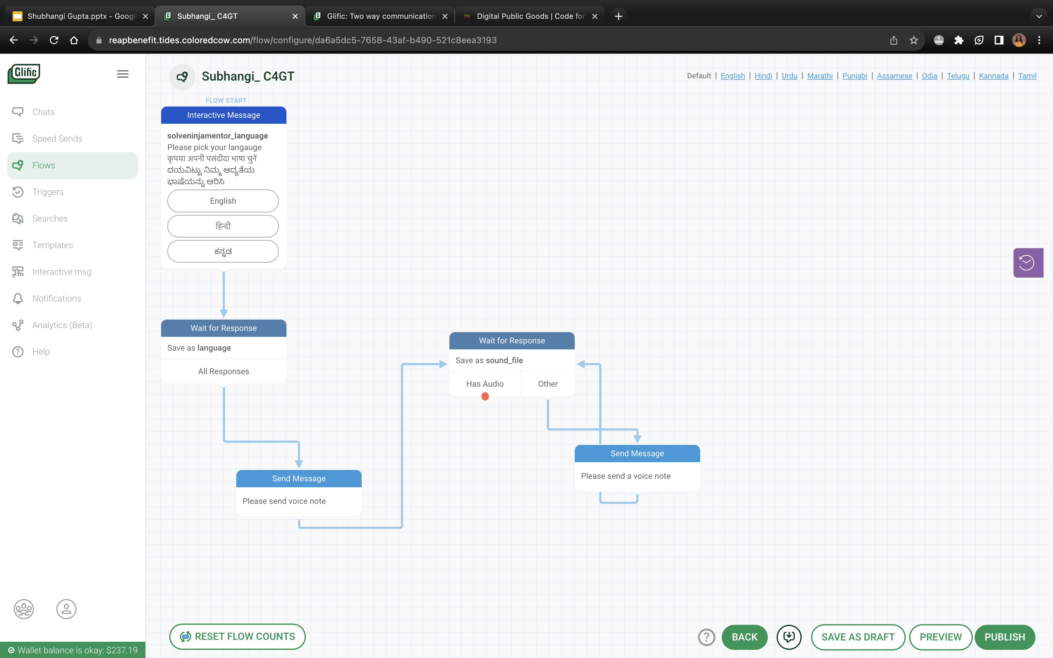 Glific Webhook